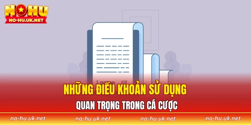 Những điều khoản sử dụng quan trọng trong cá cược