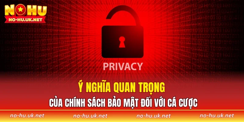 Ý nghĩa quan trọng của chính sách bảo mật đối với cá cược
